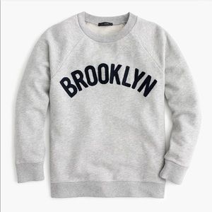 J Crew Brooklyn Pullover Sweatshirt